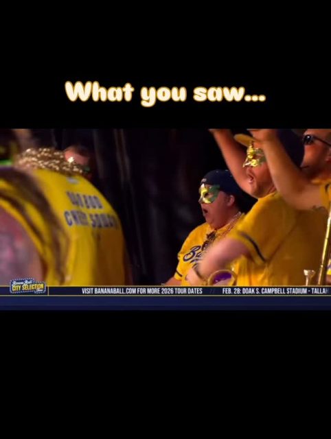 @brotherhoodcrew_ How’d we do?! 😂

@scott4syth 
#savannahbananas #00 #dancingfirstbasecoach #bananaball #bananaland #firstbasedancecoach #dancer #dancetrend #dancetrends #brotherhood #sandiego #sandiegopadres #petcopark